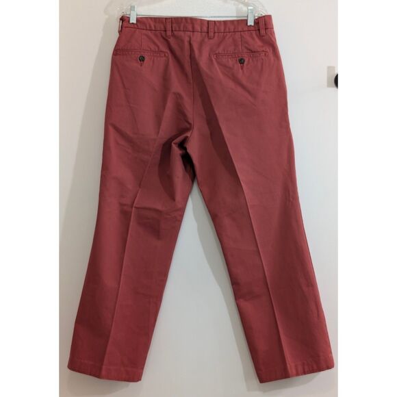 Dockers D3 Classic Fit Chinos 34x30 Rust Red Cotton Pants | Casual Workwear - Picture 3 of 5